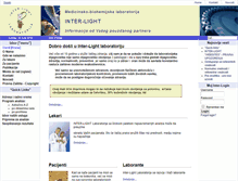 Tablet Screenshot of inter-light.co.rs